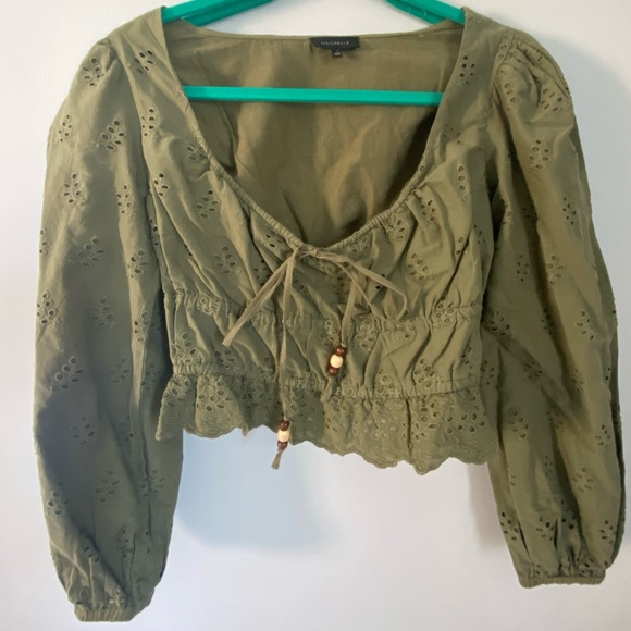 Revolve Majorelle Eyelet Top - Picture 2 of 6